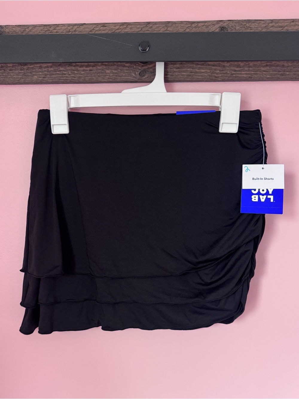 Black Layered Skort